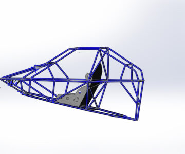 3D модель Рама багги барракуда в SolidWorks