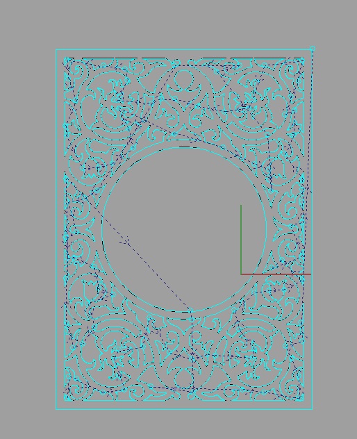 3D модель Рамка для фото 256х360