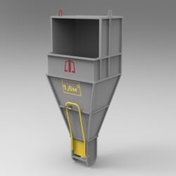 Бадья для бетона "Туфелька" в 2-х исполнениях