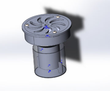 3D модель Трап D110