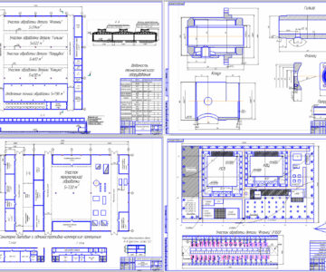 Чертеж Расчет параметров работы пульсирующего конвейера в сборочном производстве