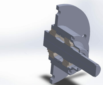 3D модель Узел опоры подшипниковый