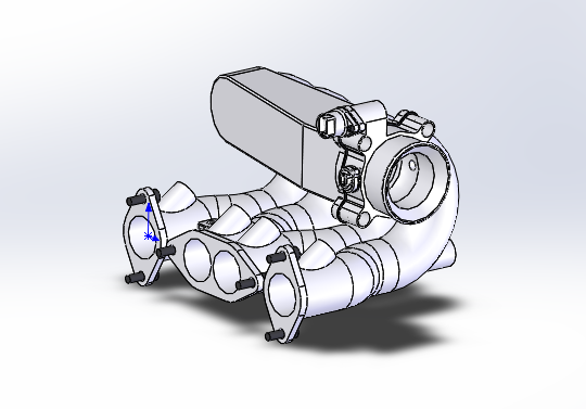 3D модель Впускной коллектор