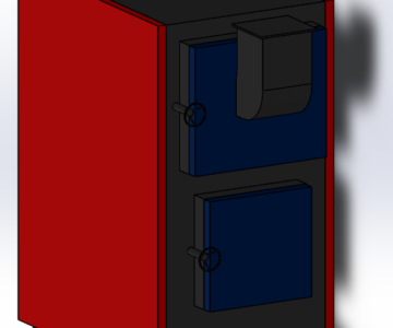 3D модель Котел твердотопливный Kalvis К220