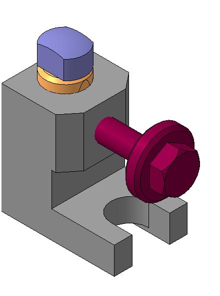 3D модель Опора самоустанавливающаяся