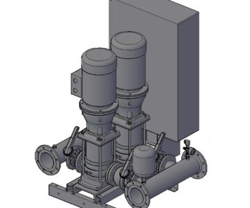 3D модель Насосная станция KSB