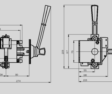 Чертеж Рубильники серии ВР-32