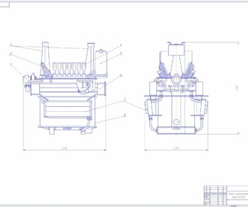 Чертеж Разработка технологии ремонта тягового трансформатора электровоза серии ВЛ-80, с расчетом основных показателей локомотивного депо