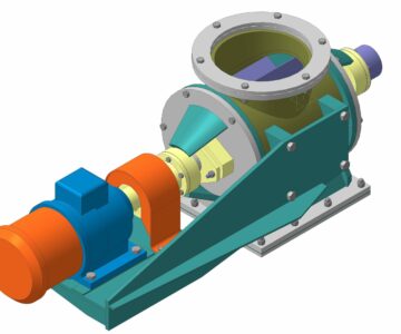 3D модель Питатель шлюзовой Ш5-30