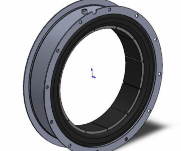 3D модель Муфта шинопневматическая МШ 500х125-1