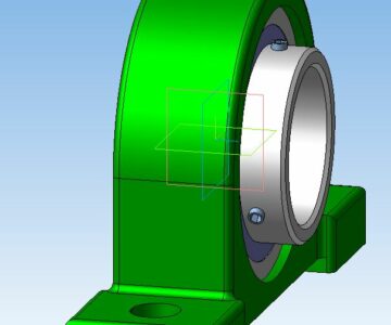 3D модель Корпусный подшипник UCP