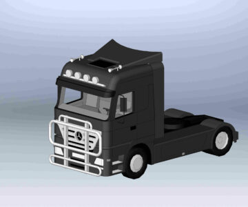 3D модель Mercedes-Benz Actros