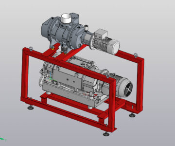 3D модель 3D модель вакуумного насоса Pfiffer Vacuum