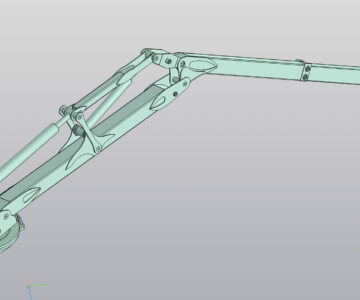 3D модель 3D модель стрелы манипулятора