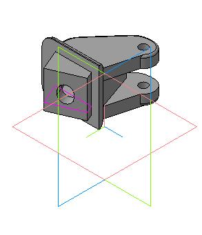 3D модель зап часть для ручки безопасности Шевроле Каптива