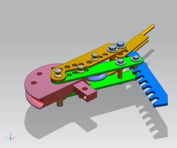 3D модель Трубогиб ручной d=40
