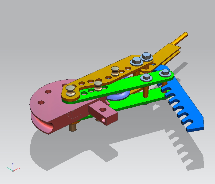 3D модель Трубогиб ручной d=40