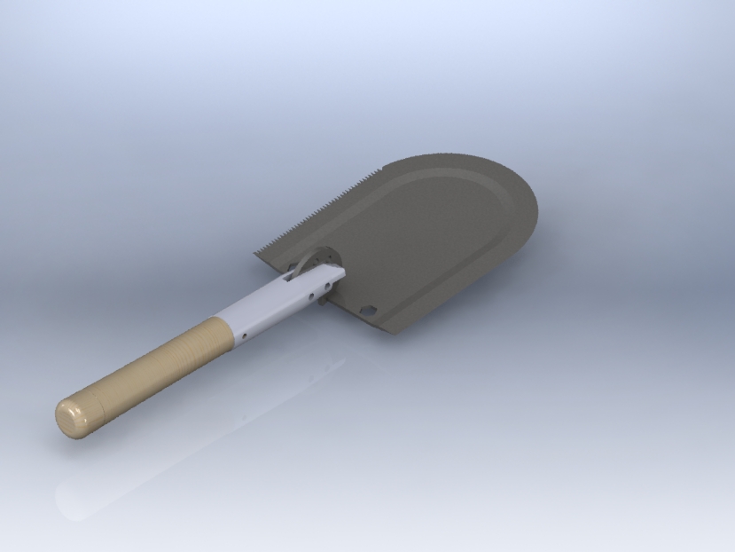 3D модель Лопатка саперная складная