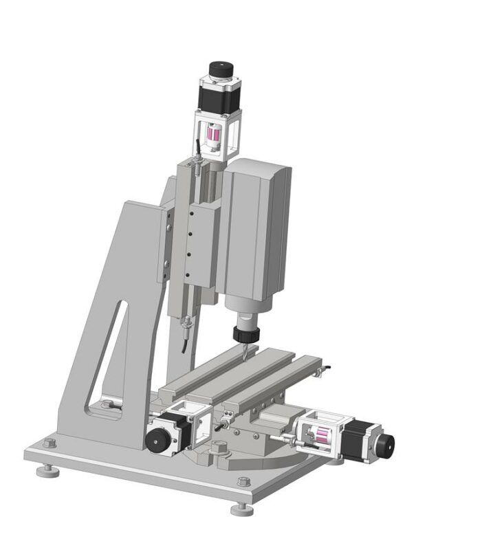 3D модель Настольный фрезерный станок