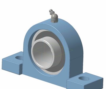 3D модель Корпусный подшипник UCP 209