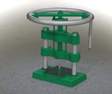 3D модель Пресс винтовой 250кг