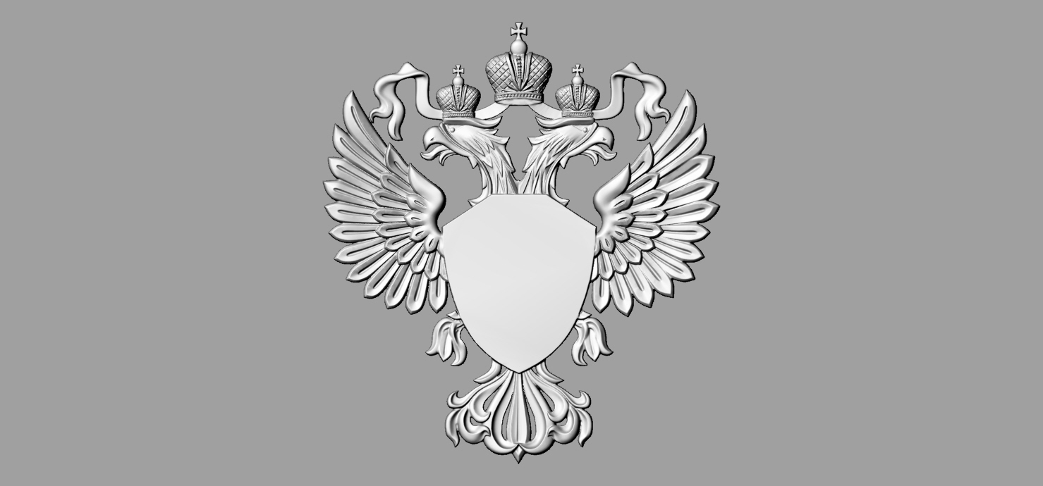 3D модель Орёл для герба