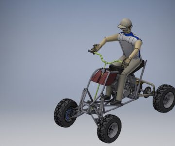 3D модель Квадроцикл ATV 2x4
