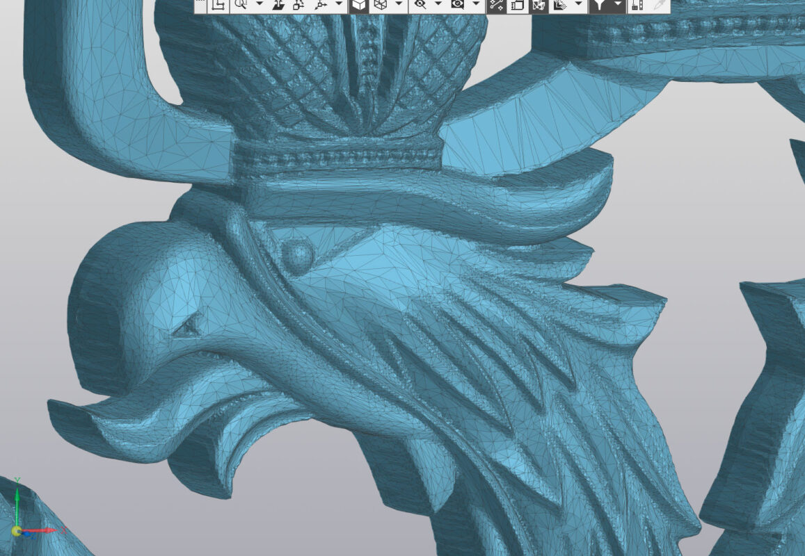 3D модель Орёл для герба