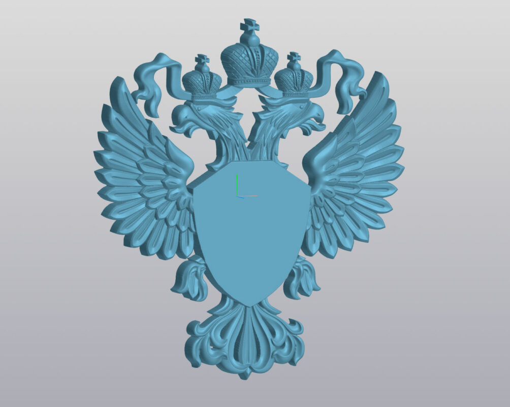 3D модель Орёл для герба