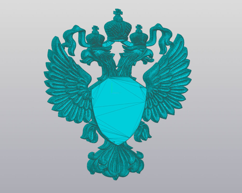 3D модель Орёл для герба