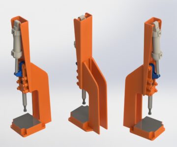 3D модель Пневмо пресс 2500кН