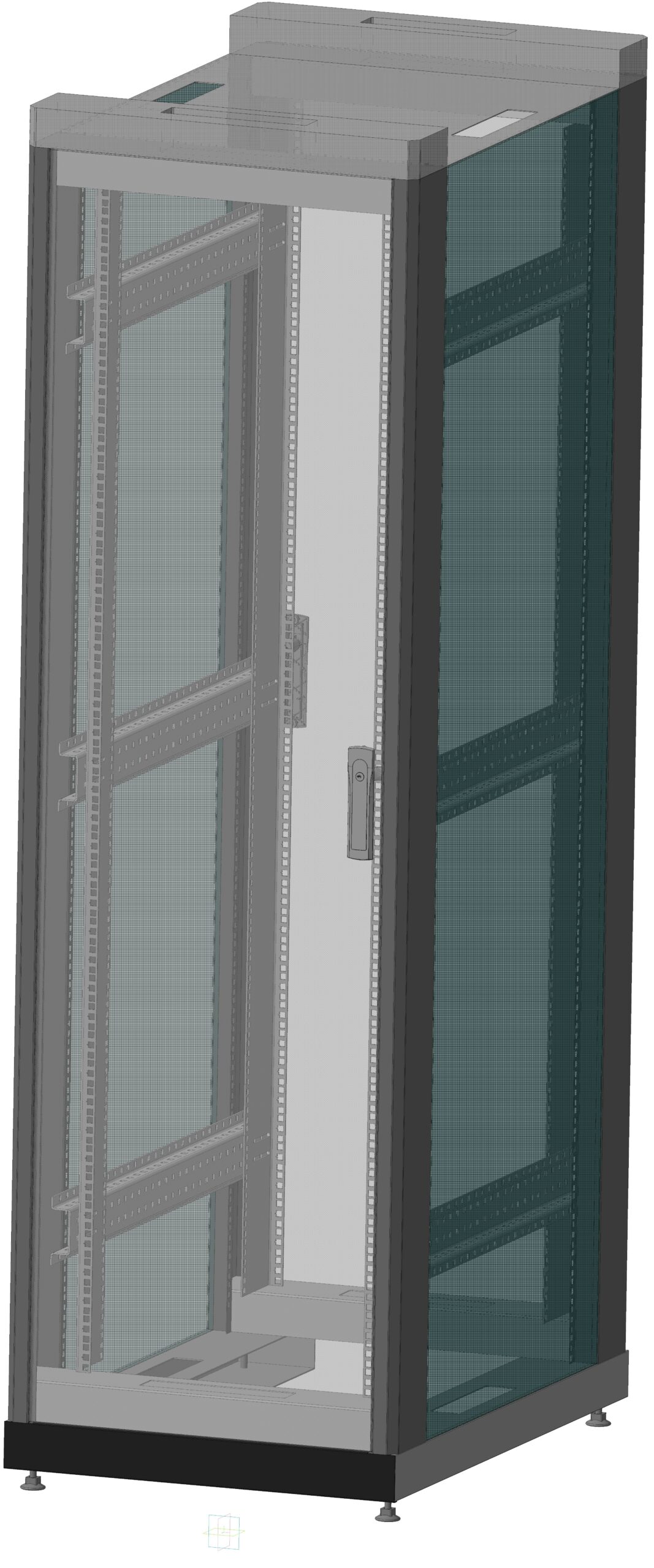 3D модель Шкаф DEPO 42U