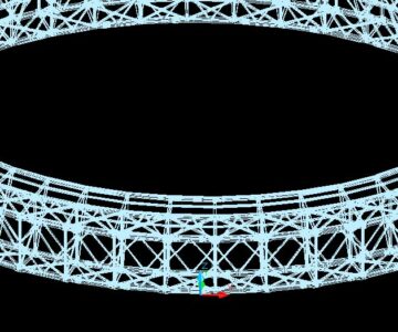3D модель Купол стадиона