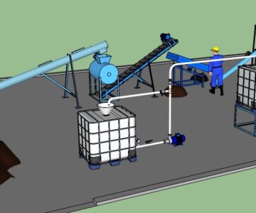 3D модель Фермерское производство пастообразных удобрений из сапропеля