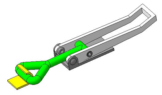 3D модель Защелка для ящиков
