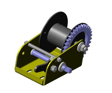 3D модель Лебёдка Q=0.5т