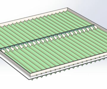 3D модель Вентиляционная решетка с регулируемым открыванием