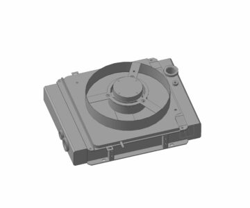 3D модель Радиатор масляный с вентилятором