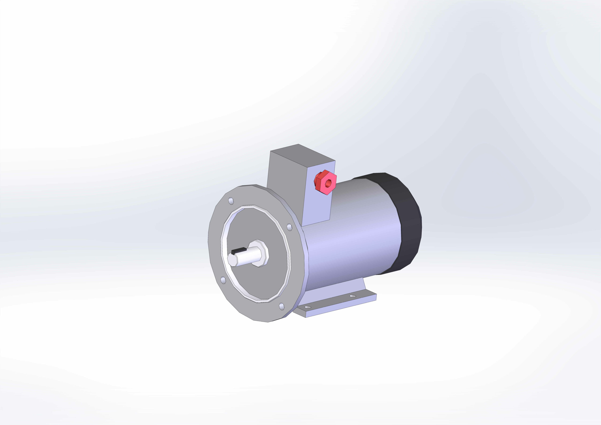 3D модель Электродвигатель А100L4ОМ2