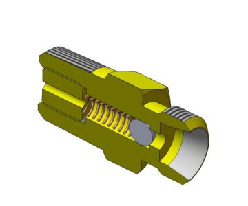 3D модель 4125.16.68.580СБ Клапан обратный