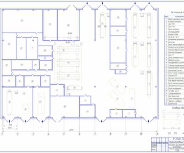 Чертеж Проектирование грузового АТП на 247 единиц подвижного состава ЗИЛ-5301 (120 автомобилей) и МАЗ-651705 (127 автомобилей).