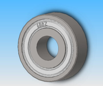 3D модель Подшипник 608Z