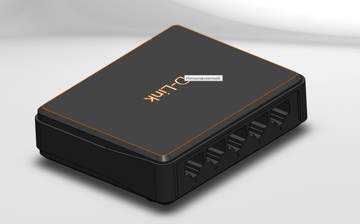 3D модель Коммутатор D-Link DGS-1005A-B1A
