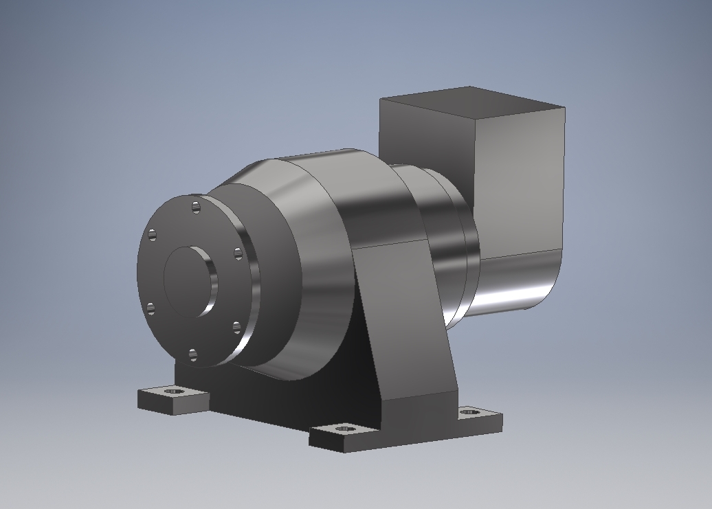 3D модель Планетарный редуктор Bonfiglioli 301R324.8PZDOAGIOW0A