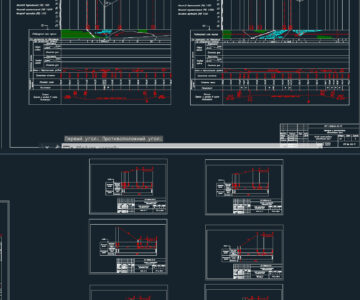 Чертеж Продольный профиль автомобильной дороги 3-ей категории