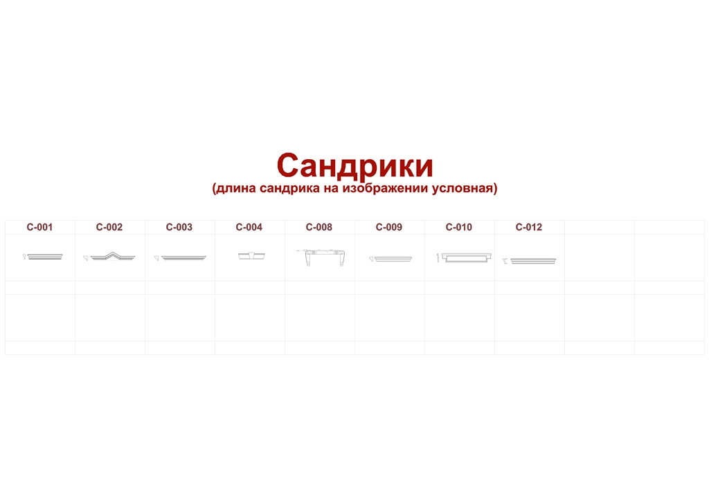 Чертеж Мебель и объекты для интерьера