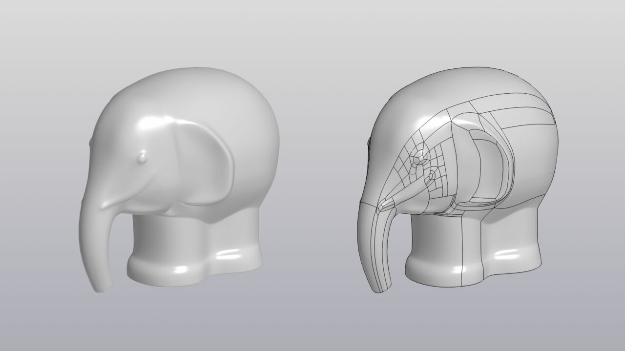 3D модель 3D Модель слона