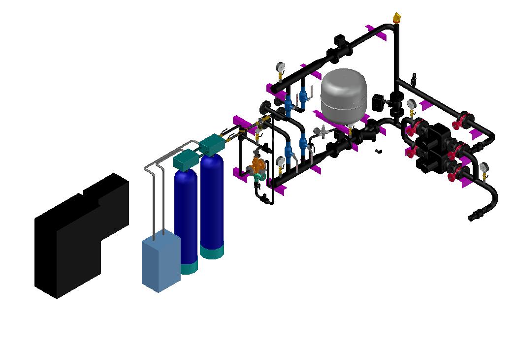 3D модель Котельная 3D модель