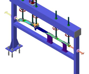3D модель Стапель для сборки лонжерона руля направления