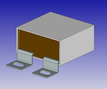 3D модель Конденсатор пленочный C4BSYBX3220ZAFJ